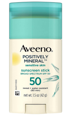 10 Best Sunscreen For Tattoos To Prevent Fading Reviews Buyer S Guide   Aveeno Positively Mineral Sunscreen 