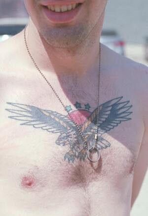 Phoenix tattoos - chest tattoos for men