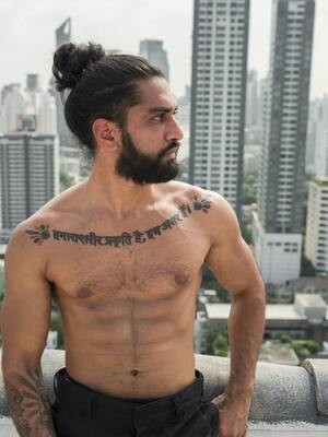 Quote Tattoo - chest tattoos for men