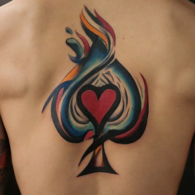 Ace tattoos - back tattoos for men