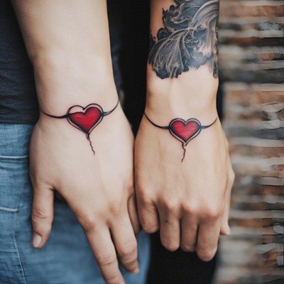 Arm Bands Couple Matching Tattoo