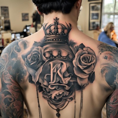 Crown Tattoos - Back Tattoos For Men