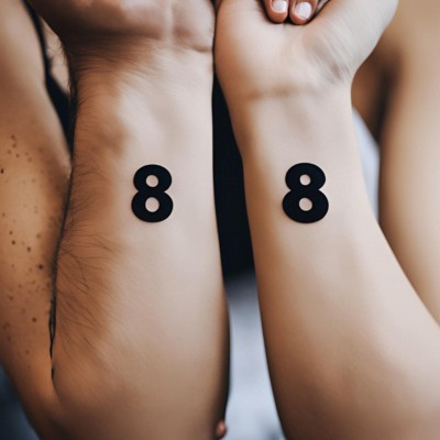 Eternal Love Couple Matching Tattoo Ideas