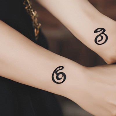 Extra Symbolism couple matching tattoo