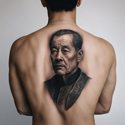 Portrait Tattoos - Back tattoos for men