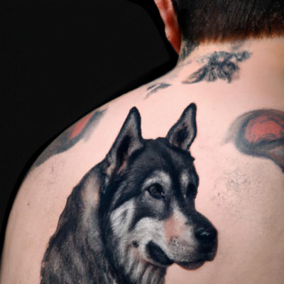 Realistic tattoo - back tattoos for men