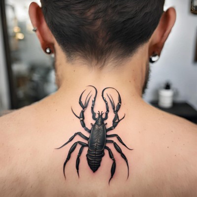 Scorpion Tattoo - Back Tattoos for Men