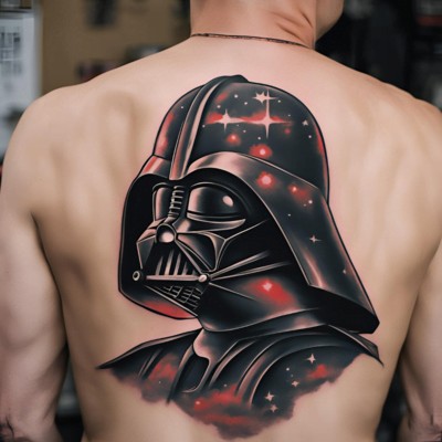Starwar Tattoos - back tattoo ideas for men
